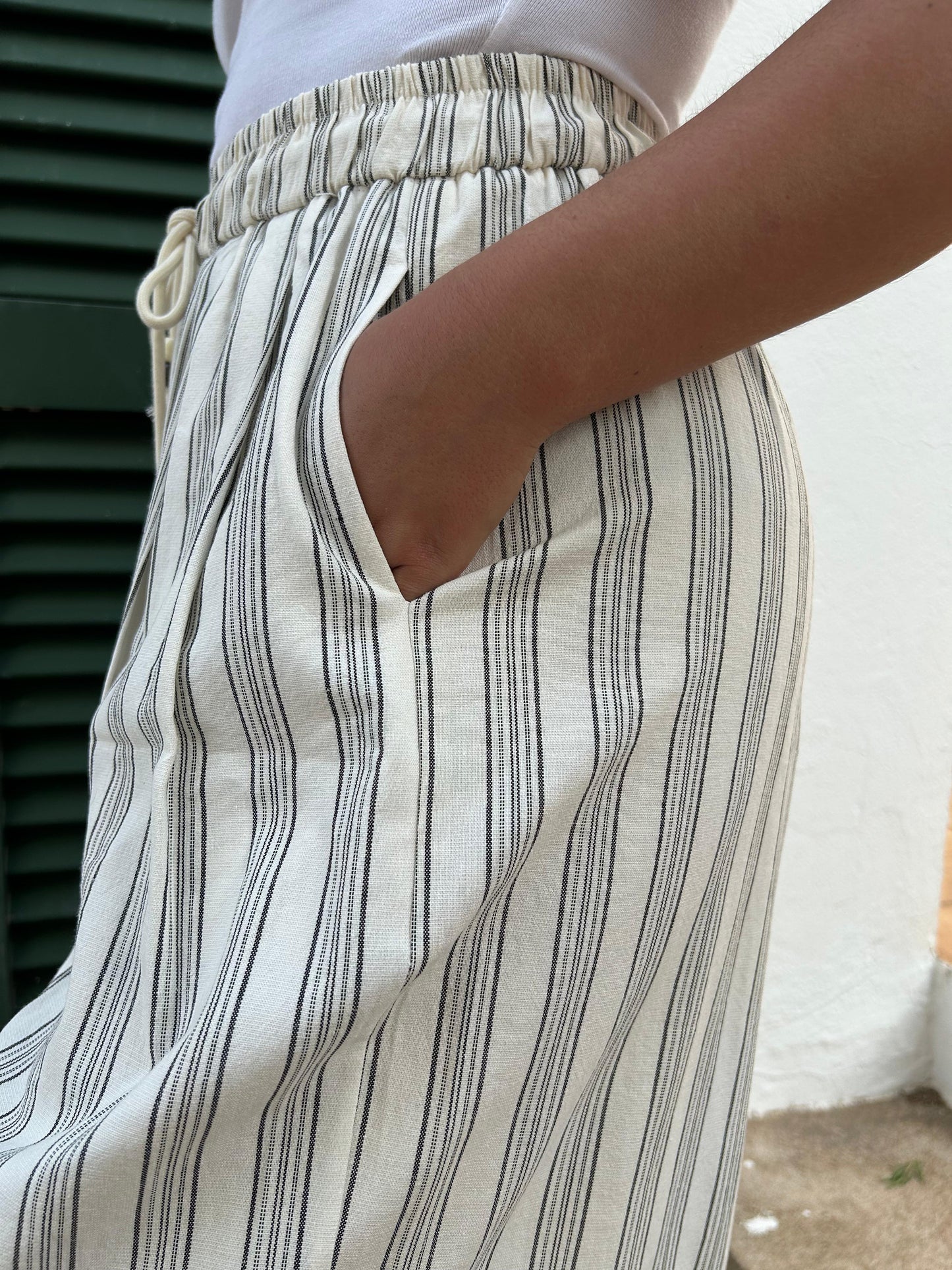 Pantaló a ratlles Palazzo