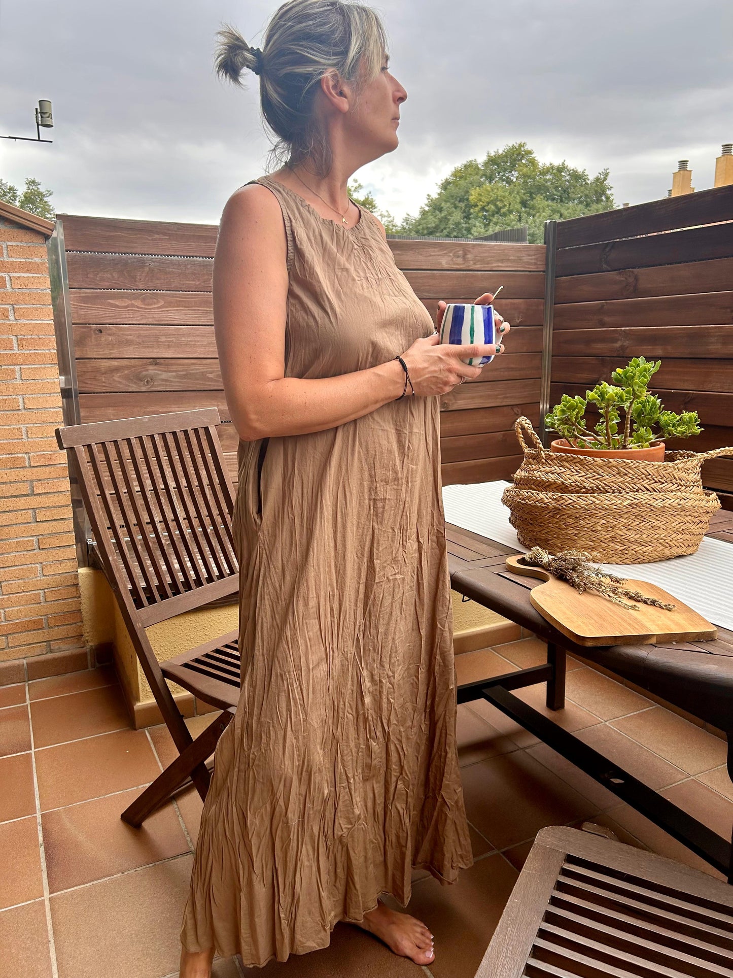 Vestit crepe Vento
