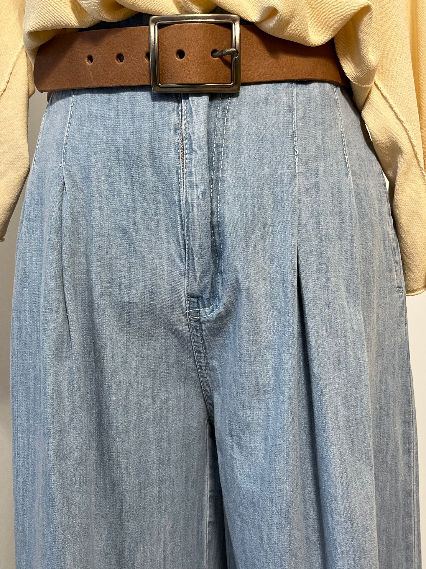Pantaló texà ample