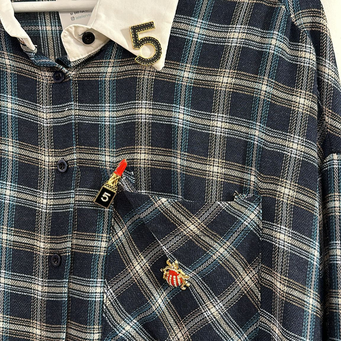 Camisa trucker quadres Oregon