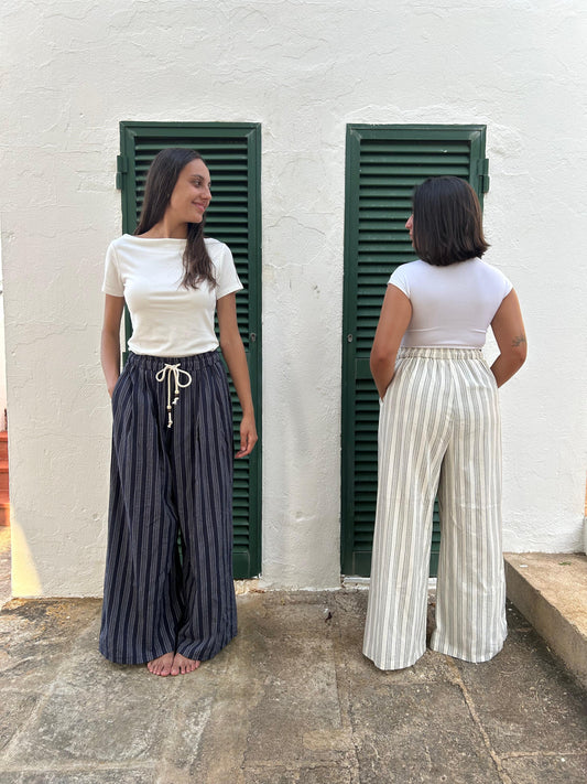 Pantaló a ratlles Palazzo