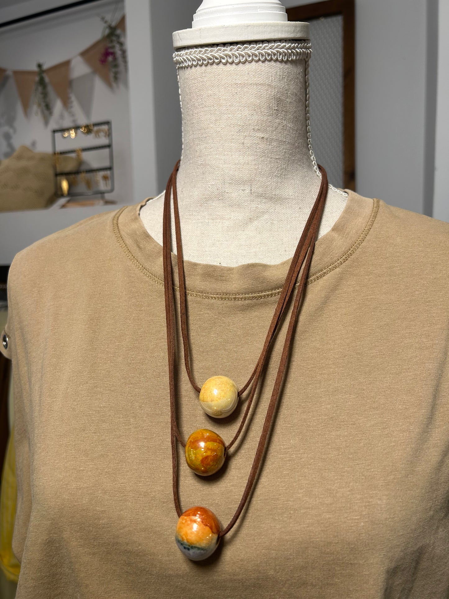 Collar Perla Taronja