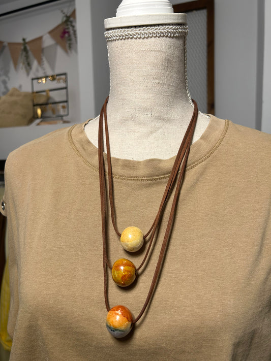 Collar Perla Taronja